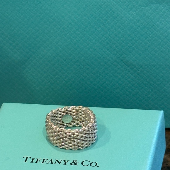 TIFFANY & CO. Somerset Sterling Silver Ring - Picture 8 of 15